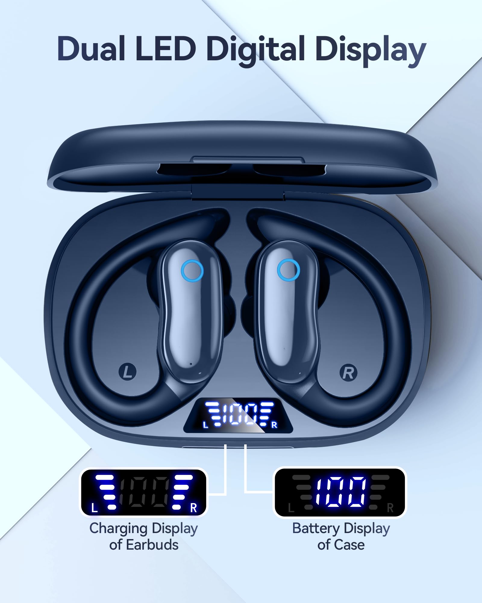 GNMN Active Noise Cancelling Ear Buds Wireless Earbuds