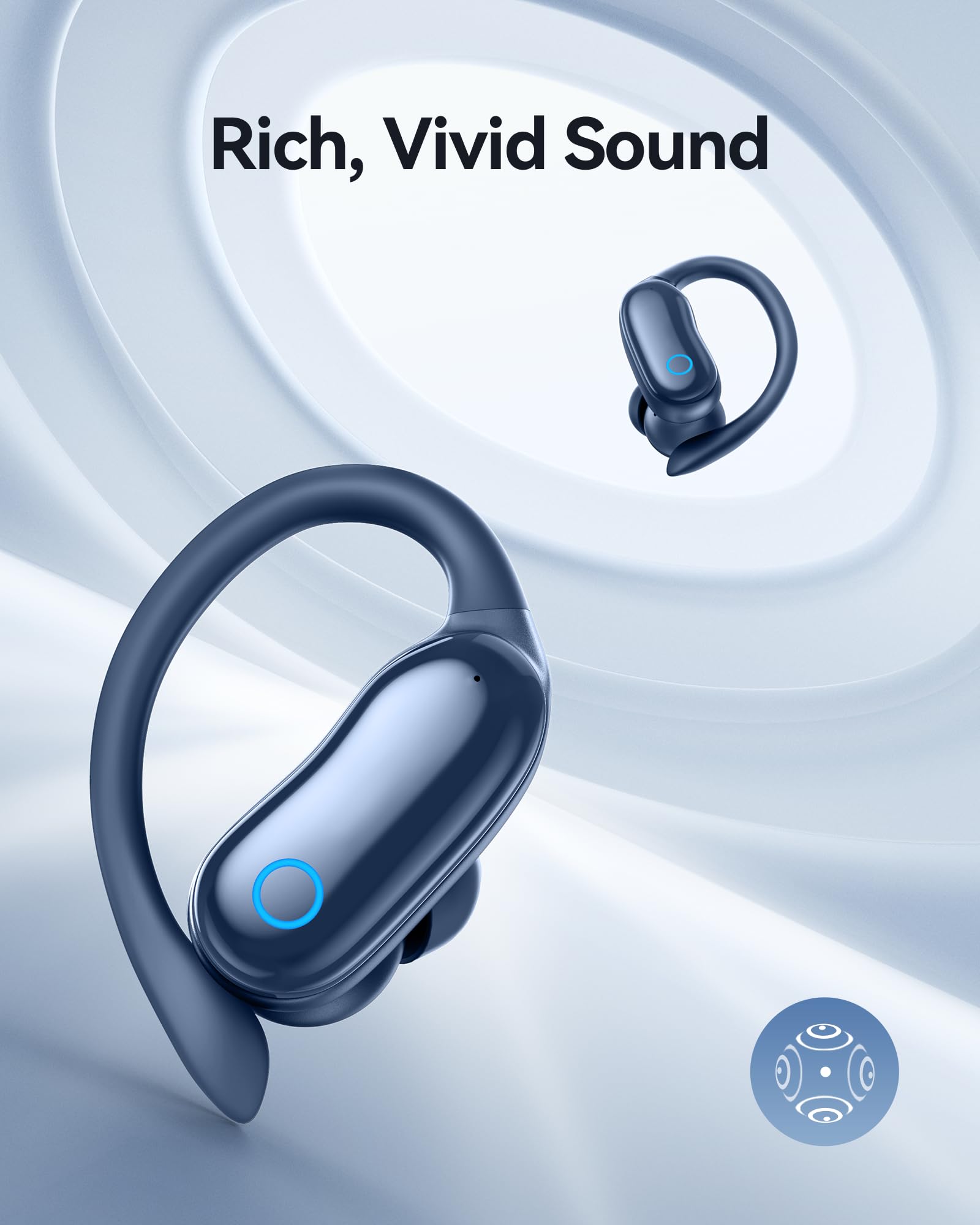 GNMN Active Noise Cancelling Ear Buds Wireless Earbuds