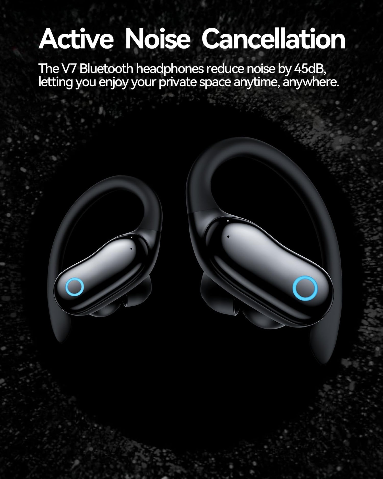 GNMN Active Noise Cancelling Ear Buds Wireless Earbuds