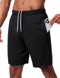 Qizue Men’s 9" Inseam Athletic Mesh Shorts
