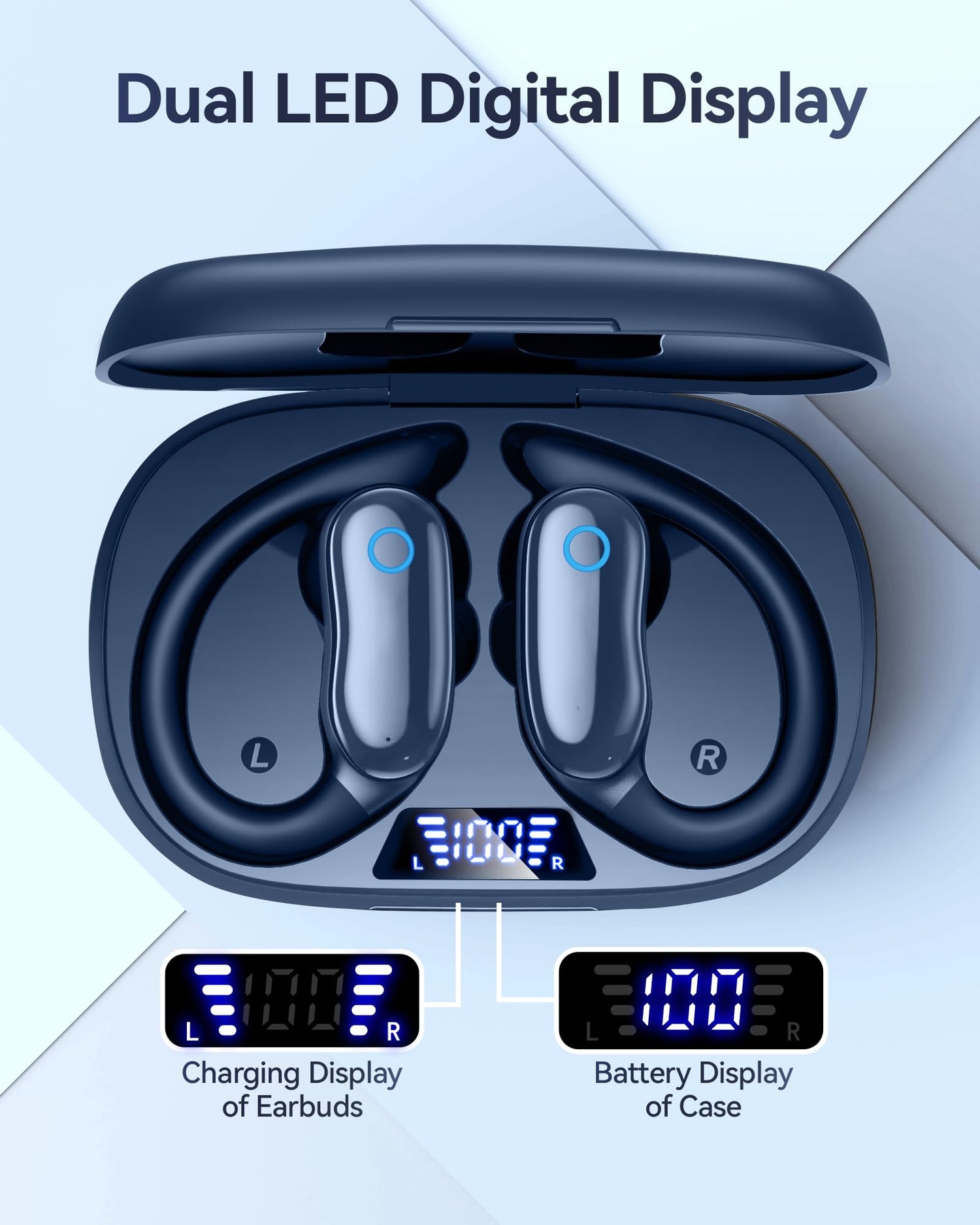 GNMN Active Noise Cancelling Ear Buds Wireless Earbuds